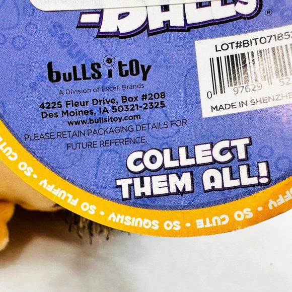 Squee-Zoo Ball Hedgehog Stuffed Squishy Plush Toy - NWT - Picture 9 of 10